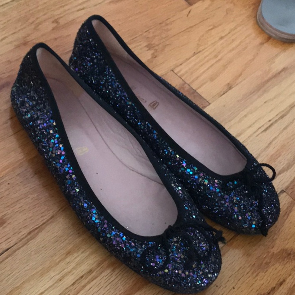 Pretty ballerina glitter flats size 39.